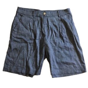 Loft linen shorts Chambray High Waisted